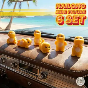 RK Mini Figure Set Lucu Nailong 6 Pcs Dekorasi Mobil Mainan Dasbor Mobil