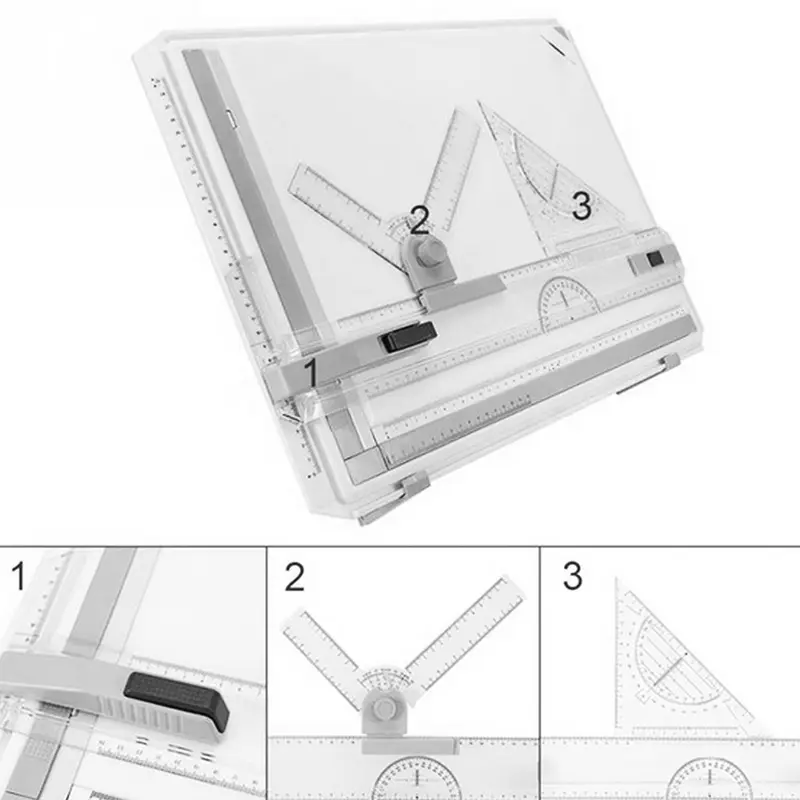 Meja Gambar Arsitek A3 Peralatan Melukis Drawing Rapid A3 Professional Drawing Board 7