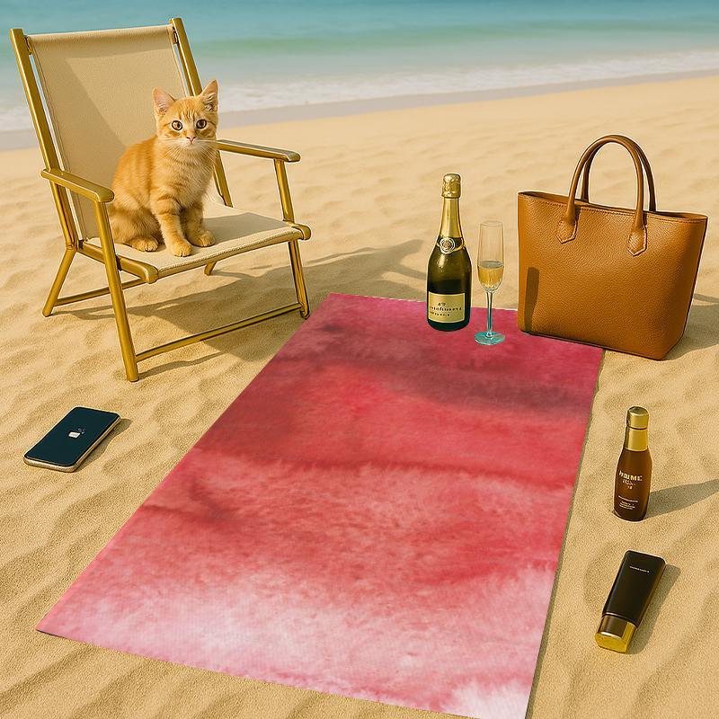Watermelon Pattern Beach Towel, Soft Quick Drying Towel, Lightweight & Durable Beach Towel for Travel, Camping, Swimming, Beach Party, Yoga 2