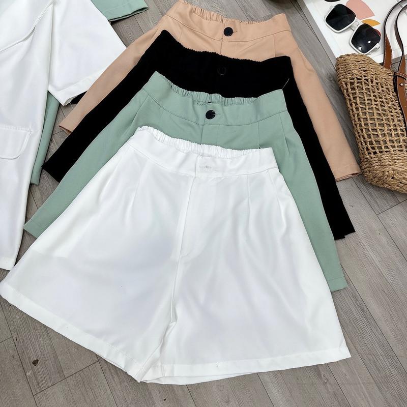 Set vest thời trang nữ tay ngắn kèm quần đùi dáng chữ A có lưng thun Bigsize 60-95kg - SVET 4