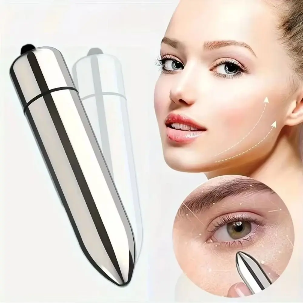 moiistty Mới Dịch vụ massage mặt và mắt Máy massage rung mini Thúc đẩy quá trình hấp thụ kem dưỡng da Di động Gậy massage Dụng cụ massage mặt Dụng Cụ Làm Đẹp Dùng Cho Gia Đình Và Du Lịch