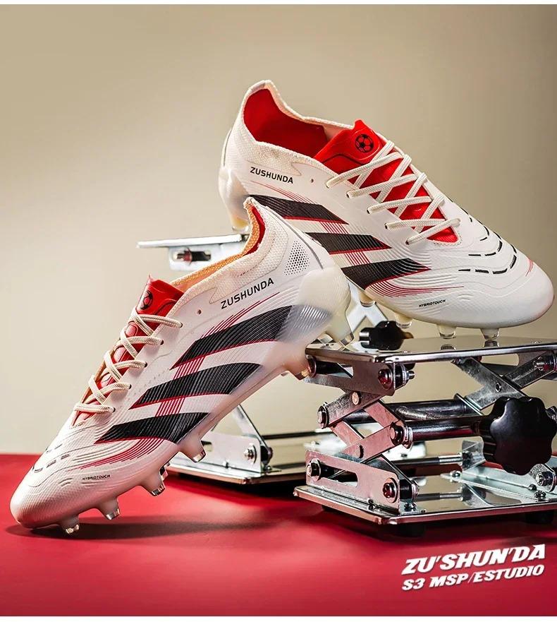 Product Introduction of Indoor Men Football Shoes Fast Society Cleats Soccer Shoes TF/FG Grass Training Football Field Boots Outdoor Sneaker Non Slip 25