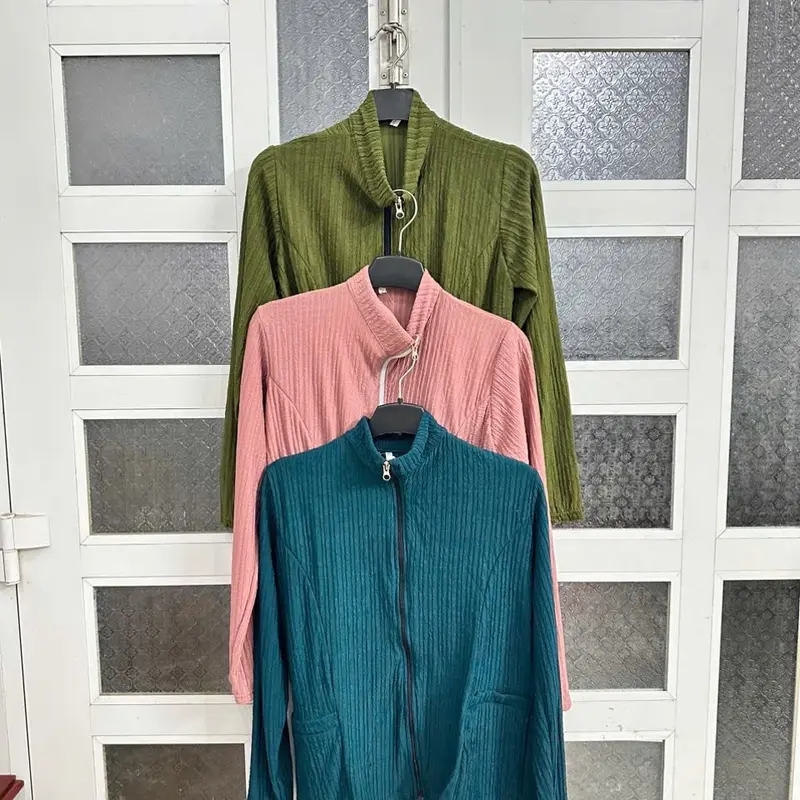 Combo 3 áo 109k áo khoác xốp nhật dây kéo nhiều màu 3