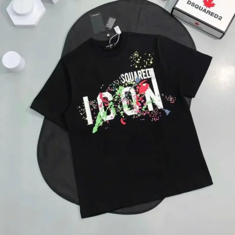 áo thun nam nữ i Co n vẩy sơn cao cấp chất liệu cotton poly co giãn 4 chiều siêu hot 2024 Menswear Cổ Tròn 2