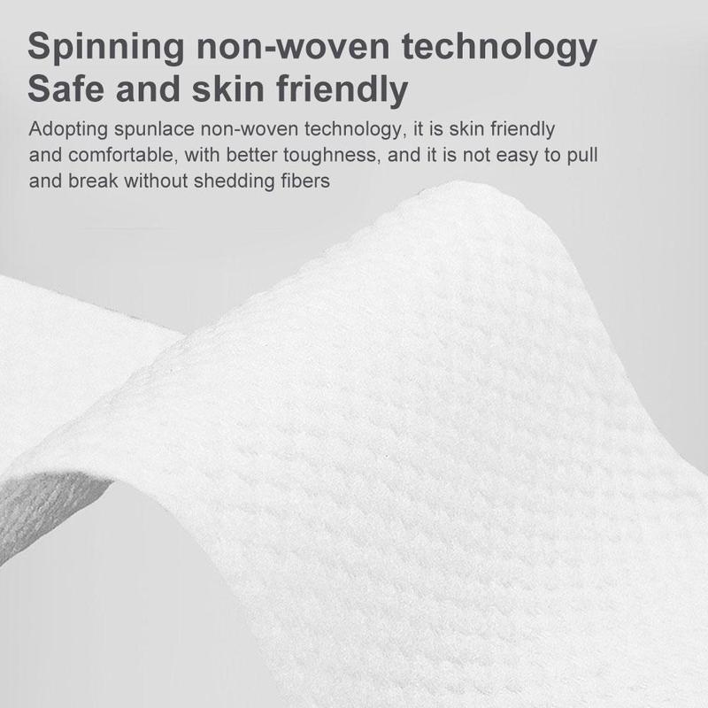 Product Introduction of 600 Pcs Makeup Cotton Round Square Cotton Pads Makeup Remover Pads F1J8 35