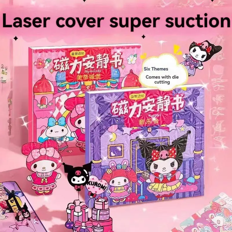 Aktiviti Rekreasi Skala Kecil Comel Sanrio Melody Buku Magnet Senyap ...