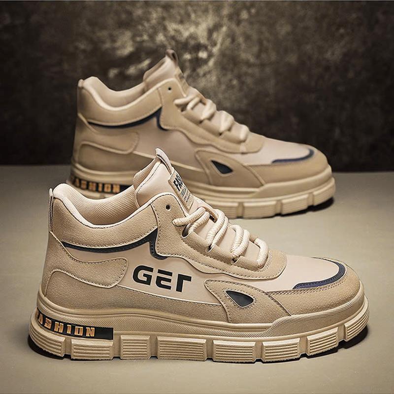Giày nam cao cổ LAKINTA giày sneaker nam đế cao su GD52
