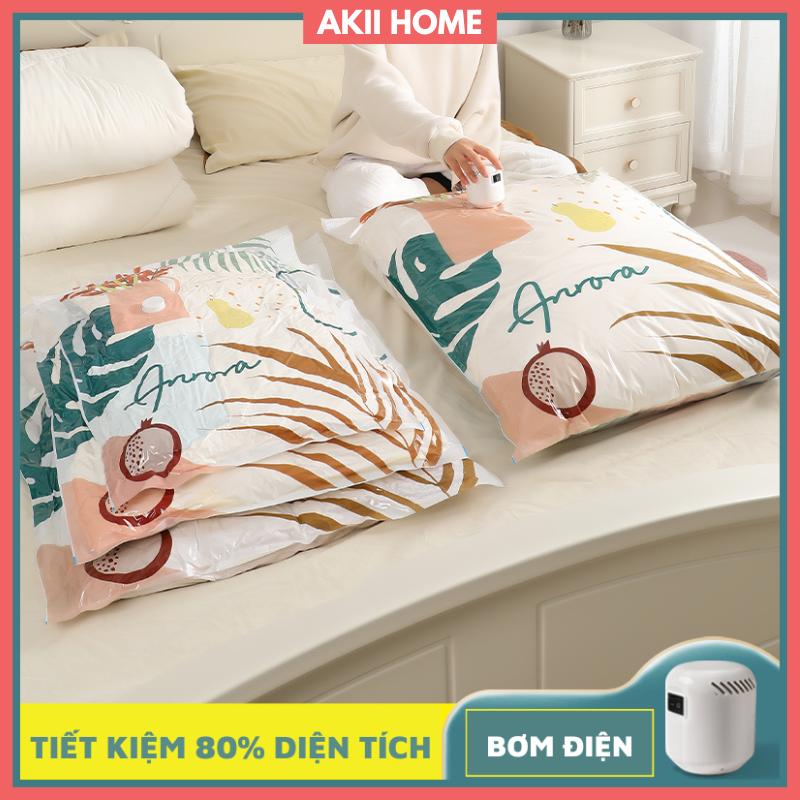 Túi hút chân không đựng bảo quản quần áo chăn màn cao cấp TD32 (phân loại bơm điện, bơm tay chưa bao gồm túi hút) 0