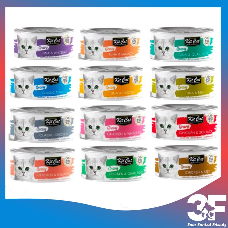 Pate/Thức Ăn Ướt Cho Mèo Kit Cat Gravy Dạng Sốt - Lon 70G - TikTok Shop ...