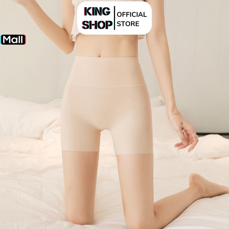 Quần mặc váy chất su lạnh thoáng mát, cạp cao không lộ bụng không lộ viền - KING SHOP V8941 Women Quần Lót Nữ bảo hộ