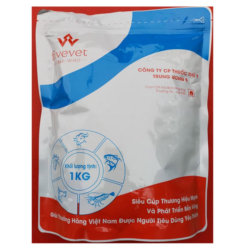 Product Introduction of 1kg FIVE-MILK Super Dạng bột uống Là sữa non thay thế sữa mẹ dinh dưỡng toàn diện, bổ sung men tiêu hóa enzyme - Công ty cổ phần Thú y TW 5 48