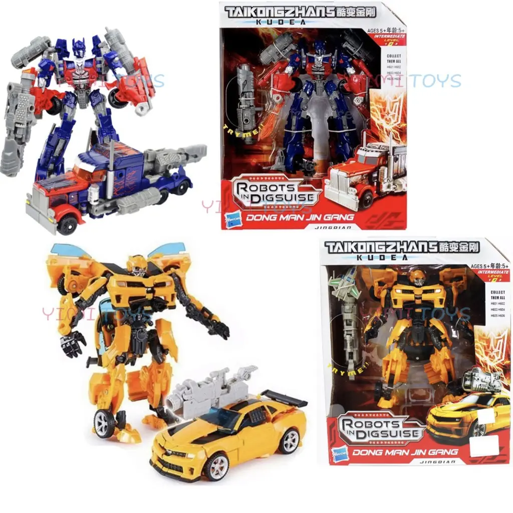 Cod Transfromer (COD)Transformer Bumblebee /Optimus Prime Robot For Kids - TikTok Shop ...