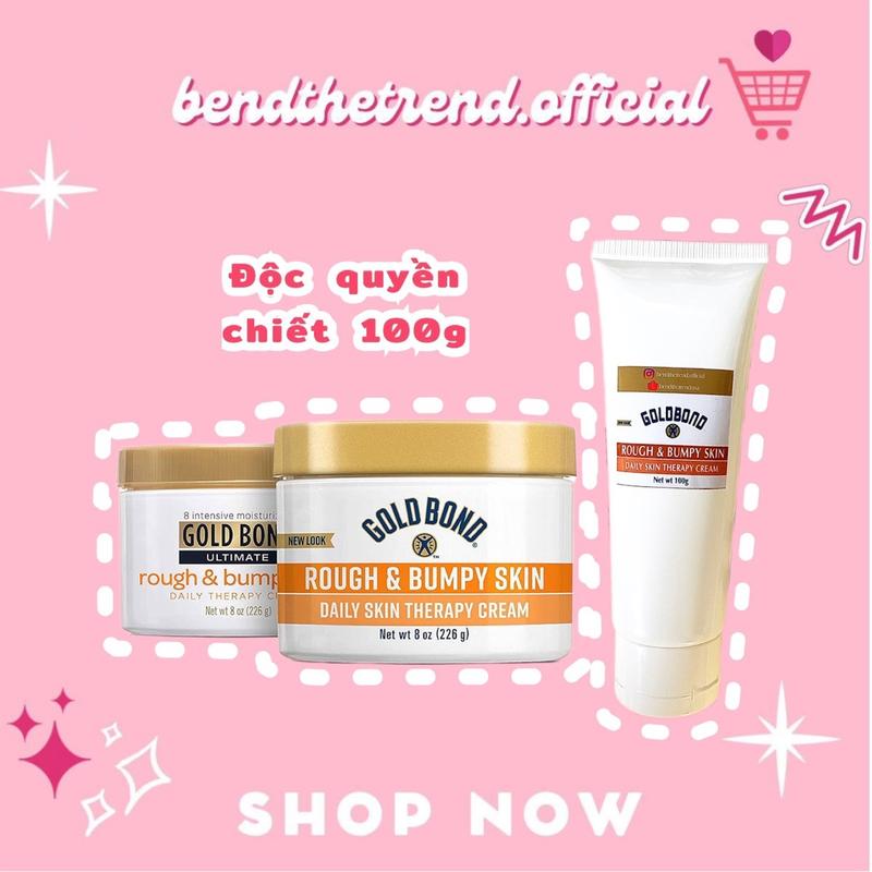 [AUTH-ĐỦ BILL] KEM DƯỠNG DA GOLD BOND ULTIMATE ROUGH & BUMPY SKIN