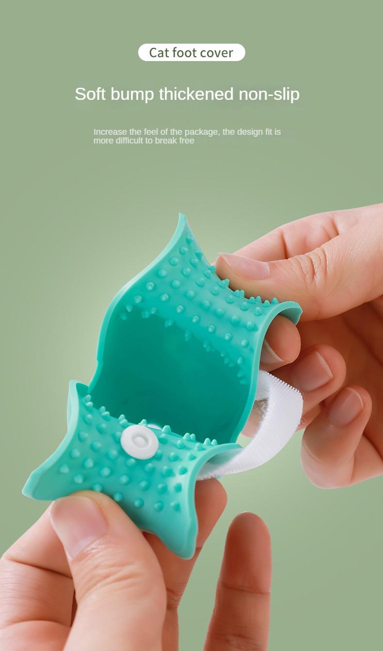 Product Introduction of Cat Bath Supplies, Cat Foot Covers, Anti Scratch and Anti Bite Gloves, Cat Paw Anti Scratch Washing Bags, and Cat Holding Tools pet  bath 11