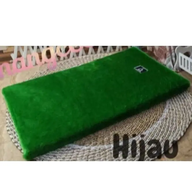 SAJADAH TEBAL ANTI KEMPES TEBAL BUSA 5 CM BUSA ROYAL SUPER  BULU RASFUR Hitam Motif Muslim