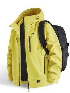 Chaqueta con capucha para exteriores 2026, abrigo casual entallado a prueba de viento e impermeable y transpirable para parejas, ropa de montañismo para primavera y otoño