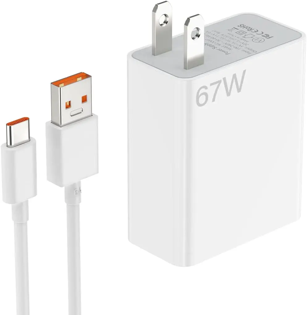 Bộ 67w Dành Cho Xia0mi - Oppo Sạc  Mi Turbo , Sạc Nhanh Dùng Cổng USB - Typec