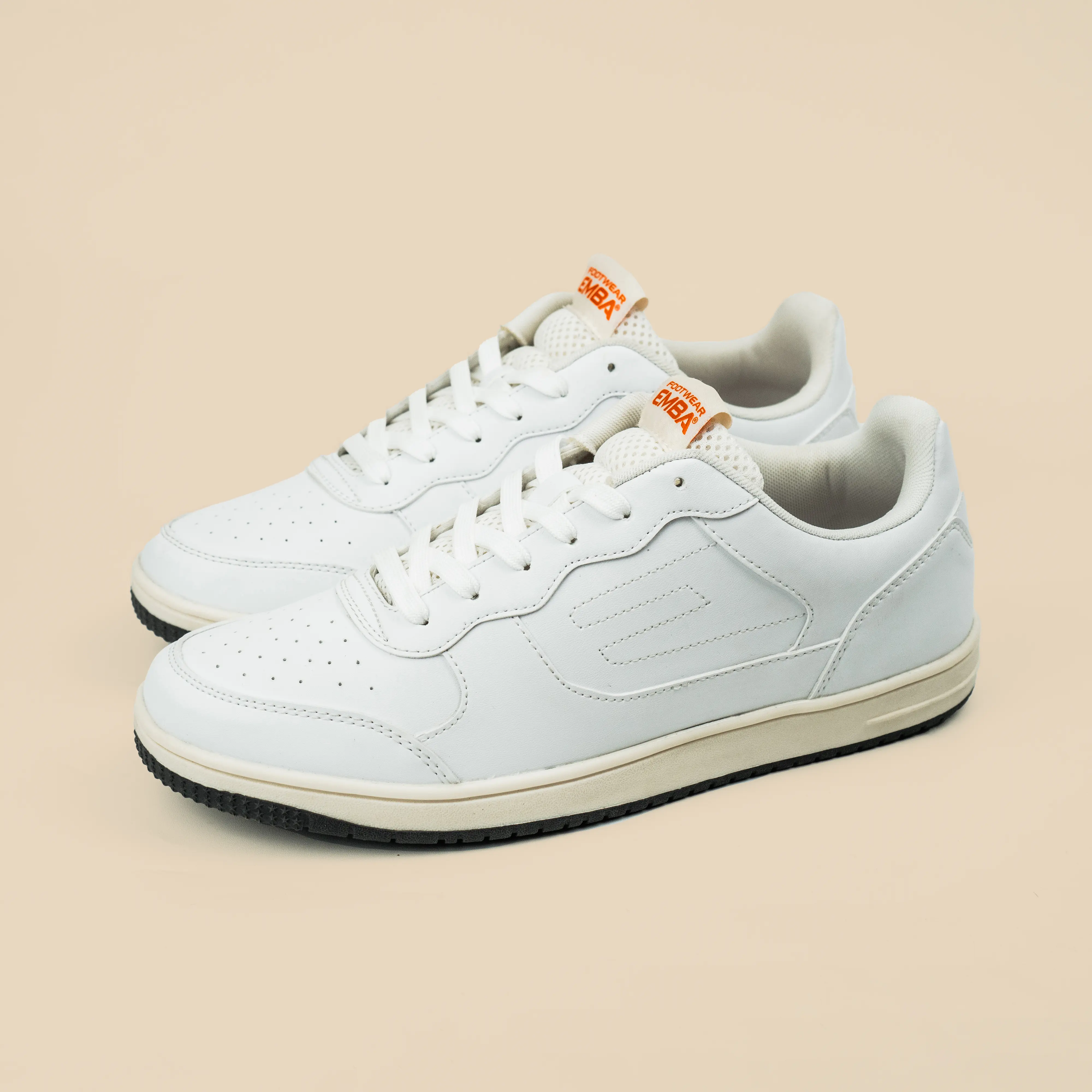 Emba Footwear - Shuffle White Casual Shoes