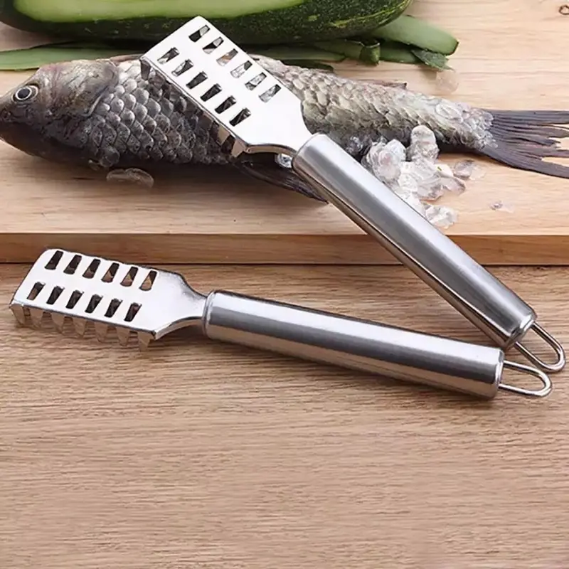 Alat Pembersih Pengupas Sisik Ikan Stainless Simple Murah Mudah