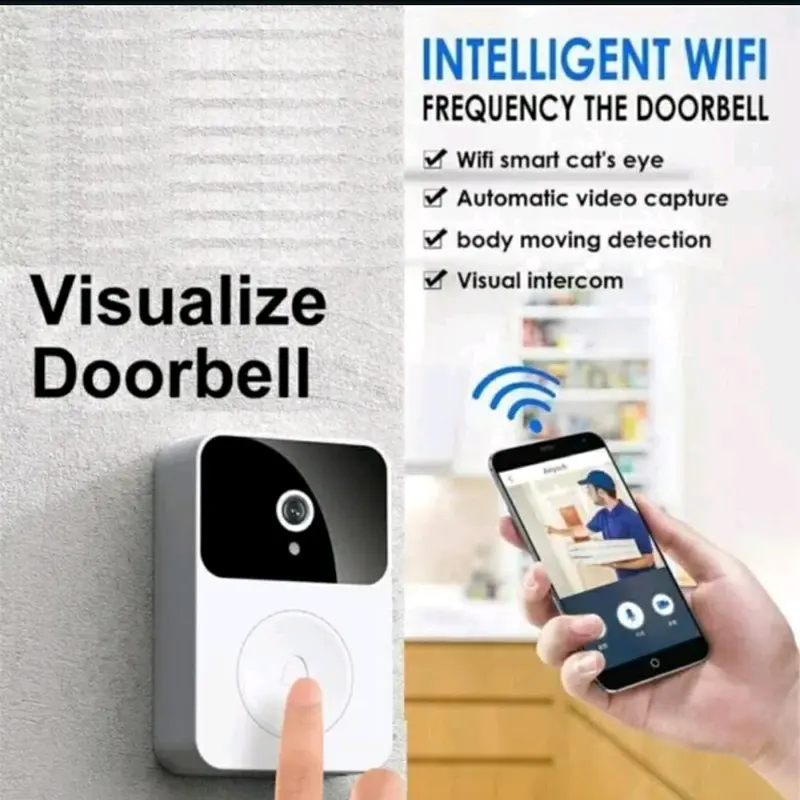 cctv ip cam bell door home tanpa kabel kamera cctv bell video bell cctv wifi 8