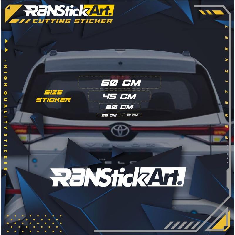 CUTTING STICKER SIMPLEST. STICKER JDM KACA MOBIL DAN MOTOR 3