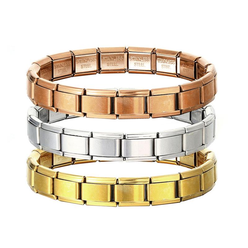 Product Introduction of Shining Stainless Steel Elastic Stretch Chain Link Wristbands Bracelets Fashion Accessories Bracelet for Men Women 29