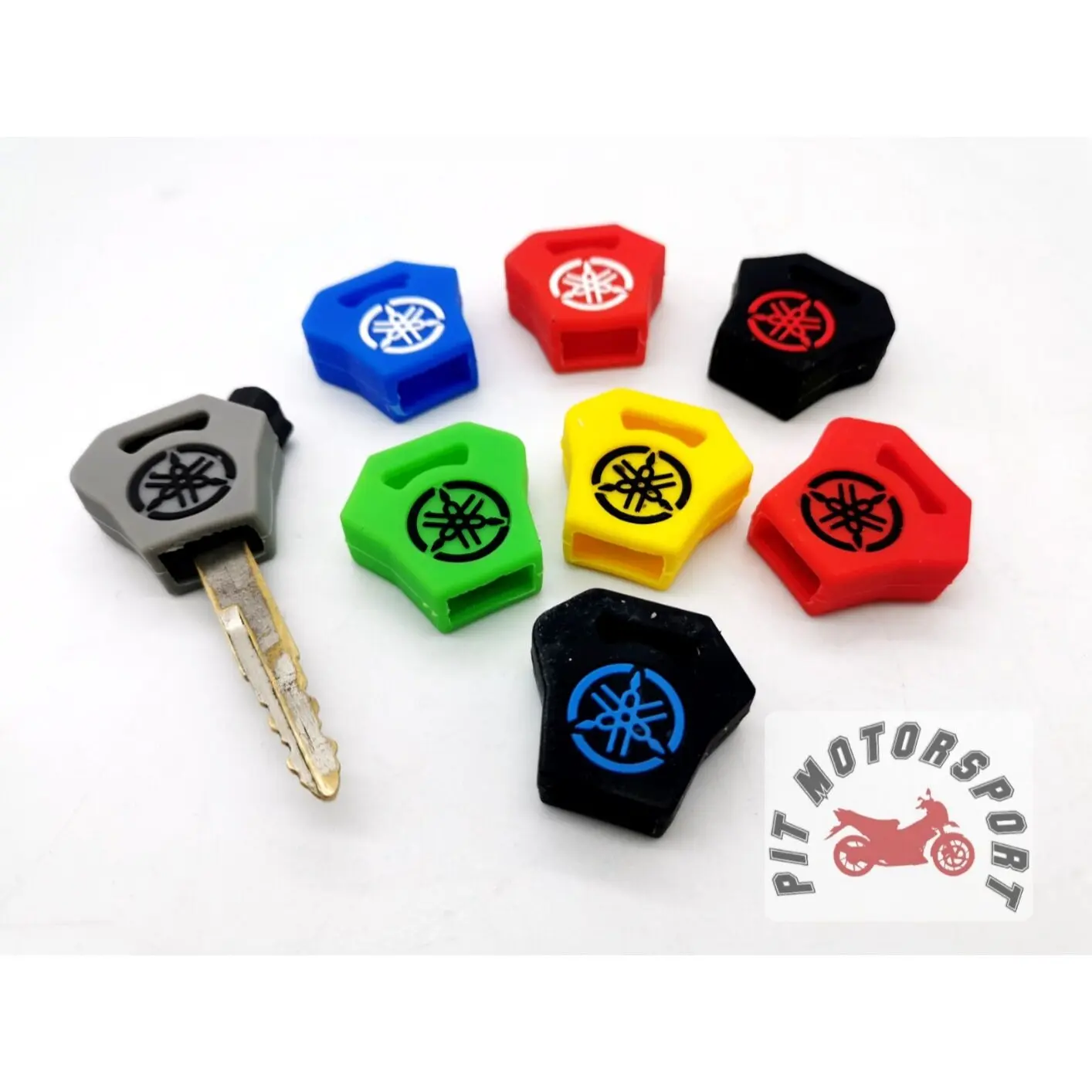 Yamaha Key Cover Silicone Getah Kunci Rubber Y15zr Ysuku Y15 Lc135 V1-V6 SRL115 SRL110 Motor Accessories Colourful KeyChain Holder