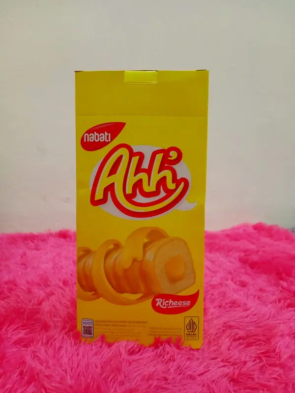 Nabati richeese Ahh 1 box isi 10pcs x 9 GRAM 2