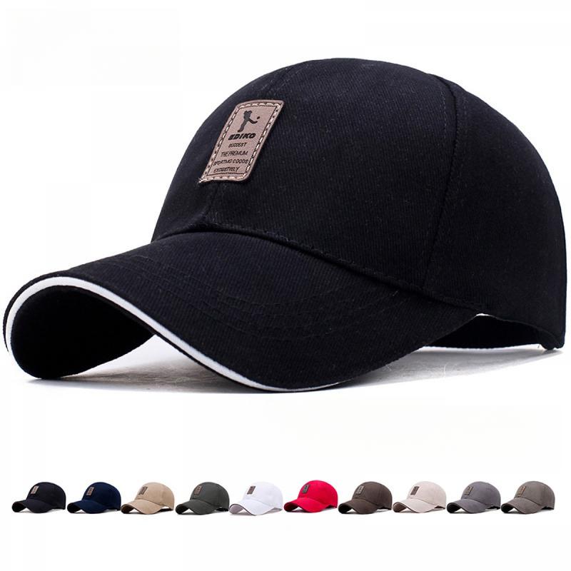 Mũ Bóng Chày Nam, Phong Cách Hàn Quốc Mới, Mũ Lưỡi Trai Logo Giữa, Unisex, Thích Hợp Cho Mùa Xuân Và Mùa Thu, Mũ Chống Nắng Giải Trí Ngoài Trời. Hat Nón 0