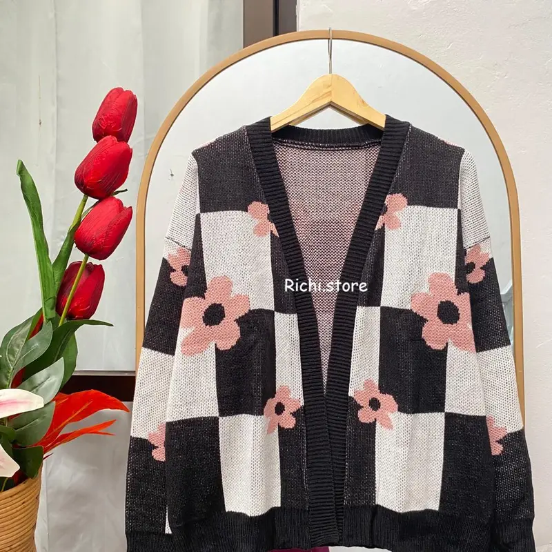 camelia outer rajut flowers terbaru 6