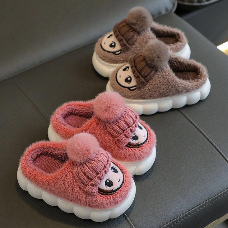 Dép Bông, Dép Lông, Dép Đi Trong Nhà Cho Bé, Dép Trẻ Em Laceva DP83