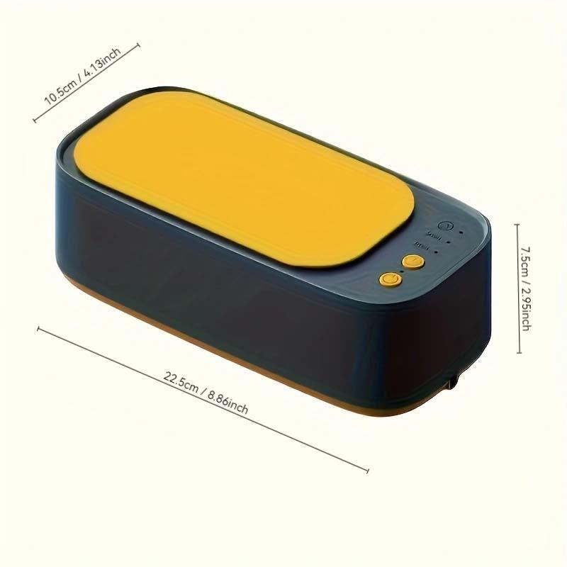 Portable Rechargeable Cleaner, High Frequency Vibration Cleaning Machine, Multi-functional Cleaner for Jewelry, Glasses, Watches, Braces Dentures 1