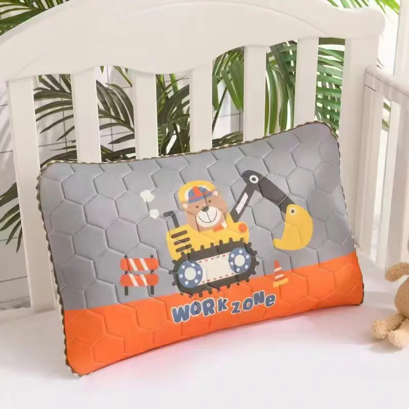 Gối điều hòa vân tròn cho bé 30x50