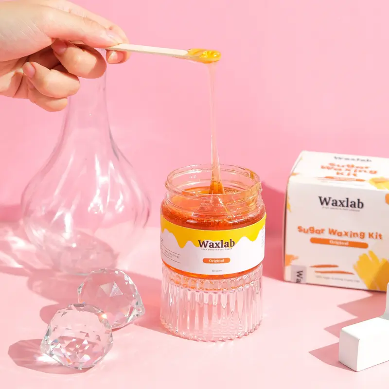 Waxlab 200Ml Original Sugar Waxing Kit Hair Removal Membasmi  Penyebab Ketiak Hitam 3