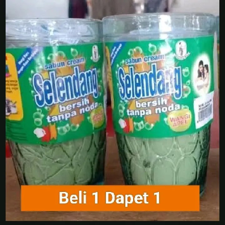 PROMO Dapet 2 gelas sabun colek selendang gelas cantik.beli 1 Geratis 1 Kamar mandi Soap 0