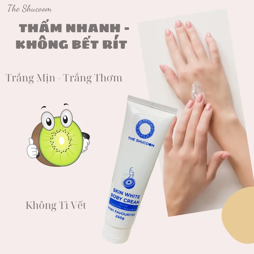 [ Mua 2 Body Tặng 1 Tbc Muối Hồng Himalaya ] Kem Body Kiwi Retinol B5 Cao Cấp… 250g