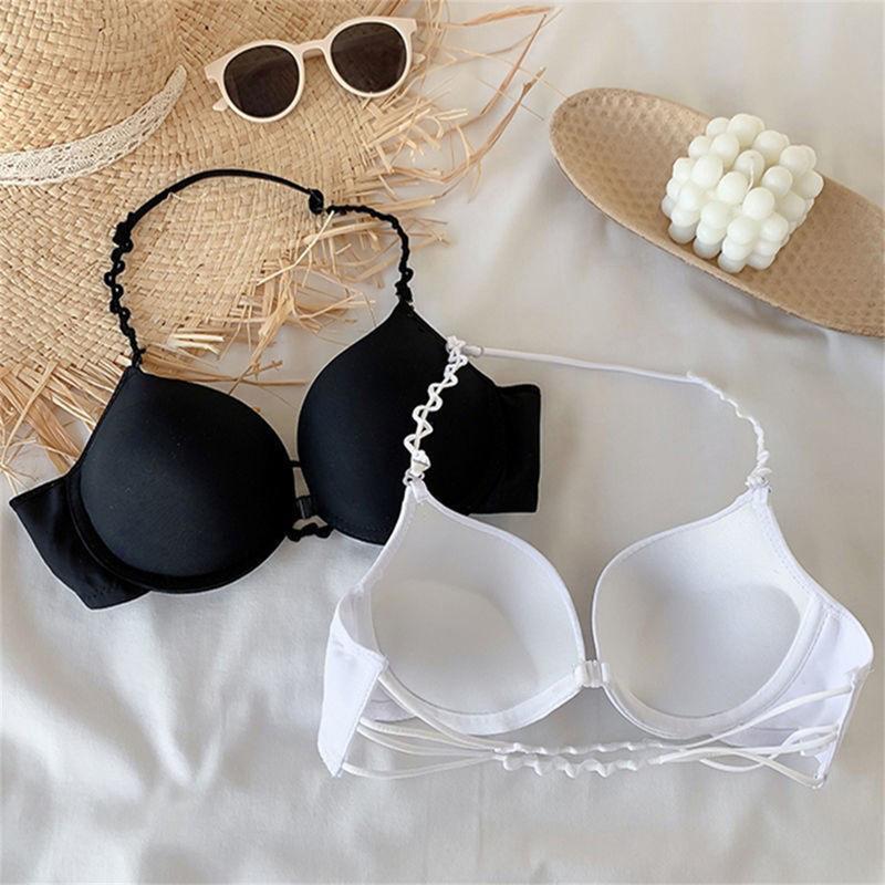 Product Introduction of Áo Ngực, Hàng Mới Về, Khóa Trước, Hở Lưng, Thiết Kế Chun, Cổ Chữ V Xẻ Sâu, Thời Trang, Thiết Kế Lưng Đẹp, Phong Cách Buộc Dây Đồ Lót Không Đường May 10