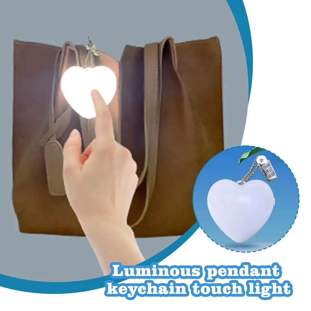 Outdoor Glowing Pendant Keychain Touch Sensor Light Can Hold The Night Lamp
