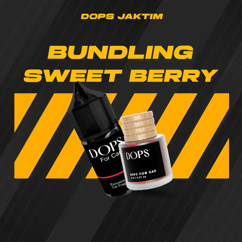 DOPS Jaktim Bundling Gantung & Refill for Car | Parfum Mobil Gantung & Isi Ulang 30ml l Pewangi Segar Kendaraan Anti Mual 6