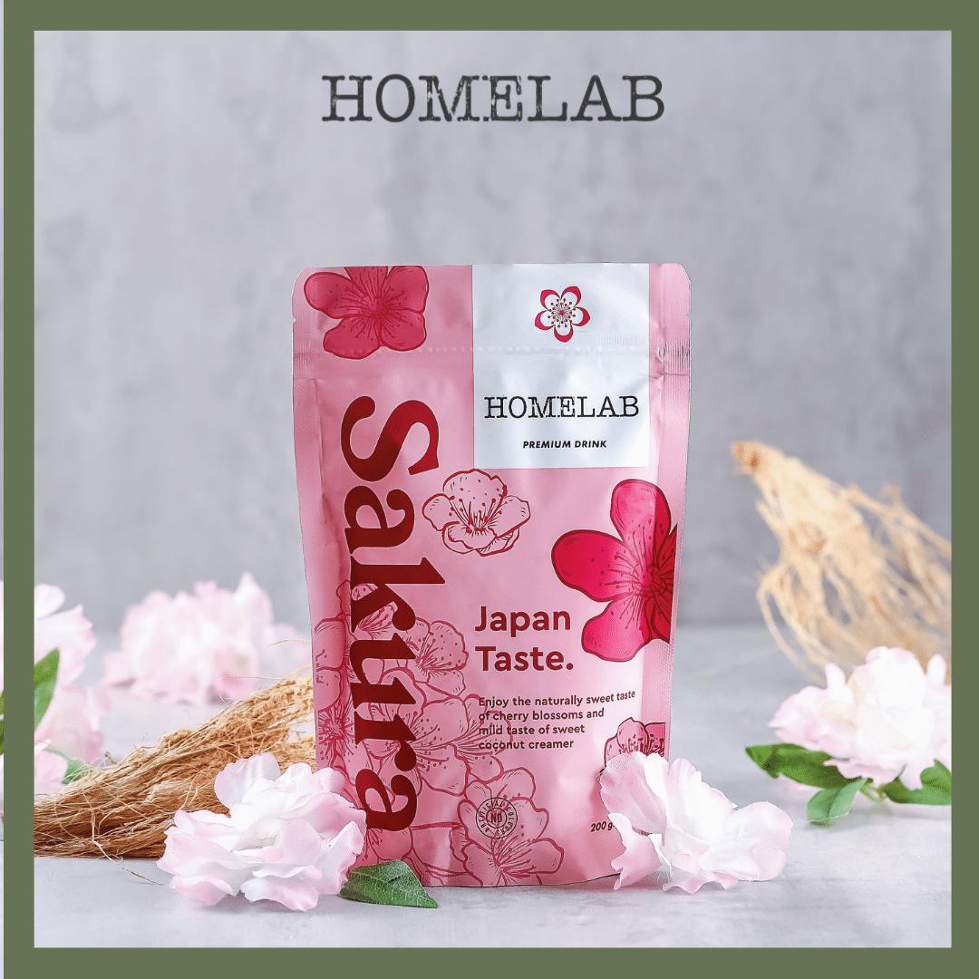 Bubuk Minuman Sakura Latte Premium Powder 200G 7