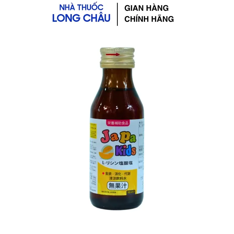 Siro ăn ngon cho bé Japa kids Chính hãng lọ 100ml - Hỗ Trợ Bé Chăm Sóc Sức Khoẻ tăng cường đề kháng Men Vi Sinh 2