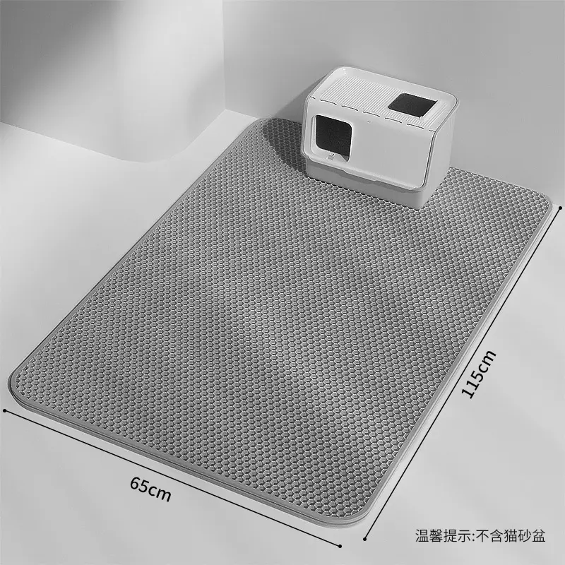 Hot Selling Cat Litter Mat Double Layer Filter Anti-Tracking Pet Extra Large Cat Litter Box Anti-Splash Mat Leak Control Sand Mat Cat Supplies