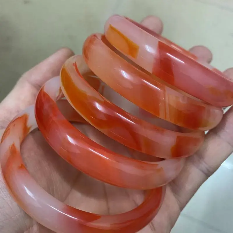 Vòng Tay Mã Não Đỏ, Ngọc Bích Tự Nhiên, Dành Cho Nữ, Cửa Hàng Thủ Công, Guizhou