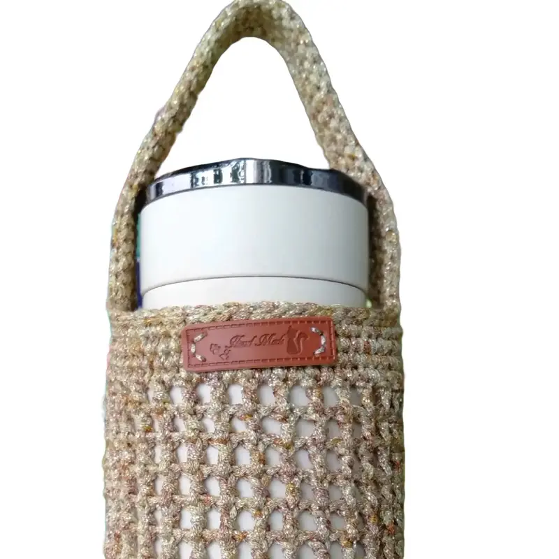 Túi đựng bình giữ nhiệt ngang đáy 10cm cao 20cm Bag vải có thể gập lại 0
