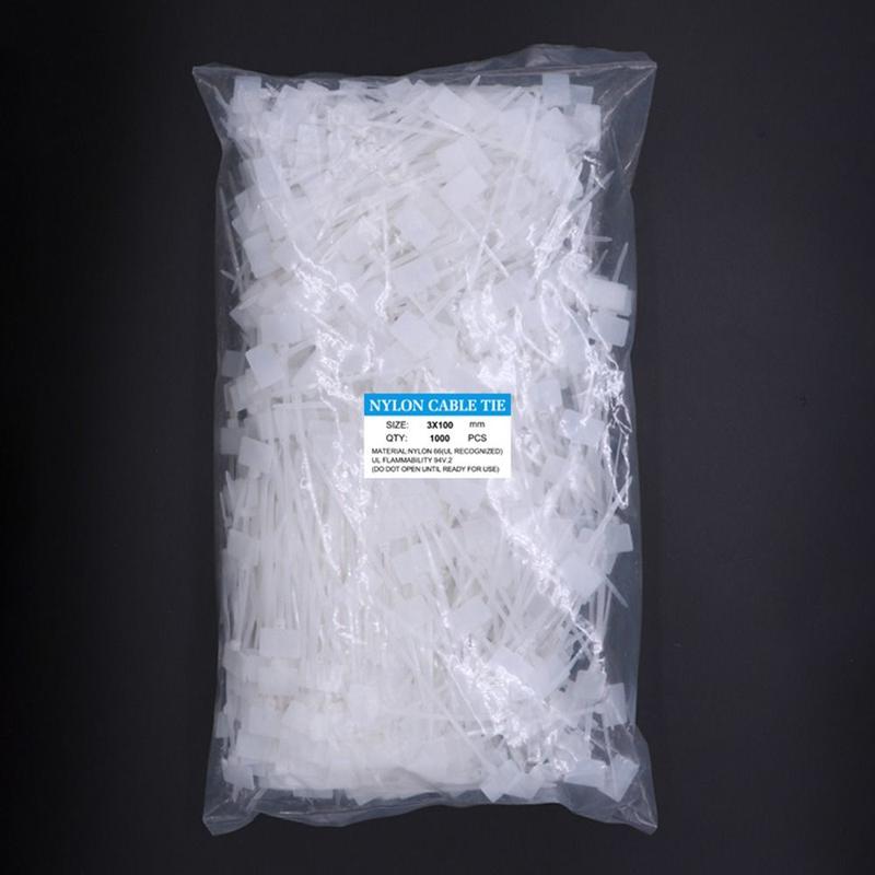 Product Introduction of Jowenty 100pcs Easy Mark Mesh Wire Marker Markers Tag Labels Nylon Ties Cable Ties Colorful Tag Cable Tag 13