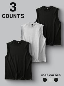 Men's Solid Color Tank Top, Loose Casual Comfortable Breathable Round Neck  Sleeveless Top for Gym Workout Fitness, Men's Top for Summer