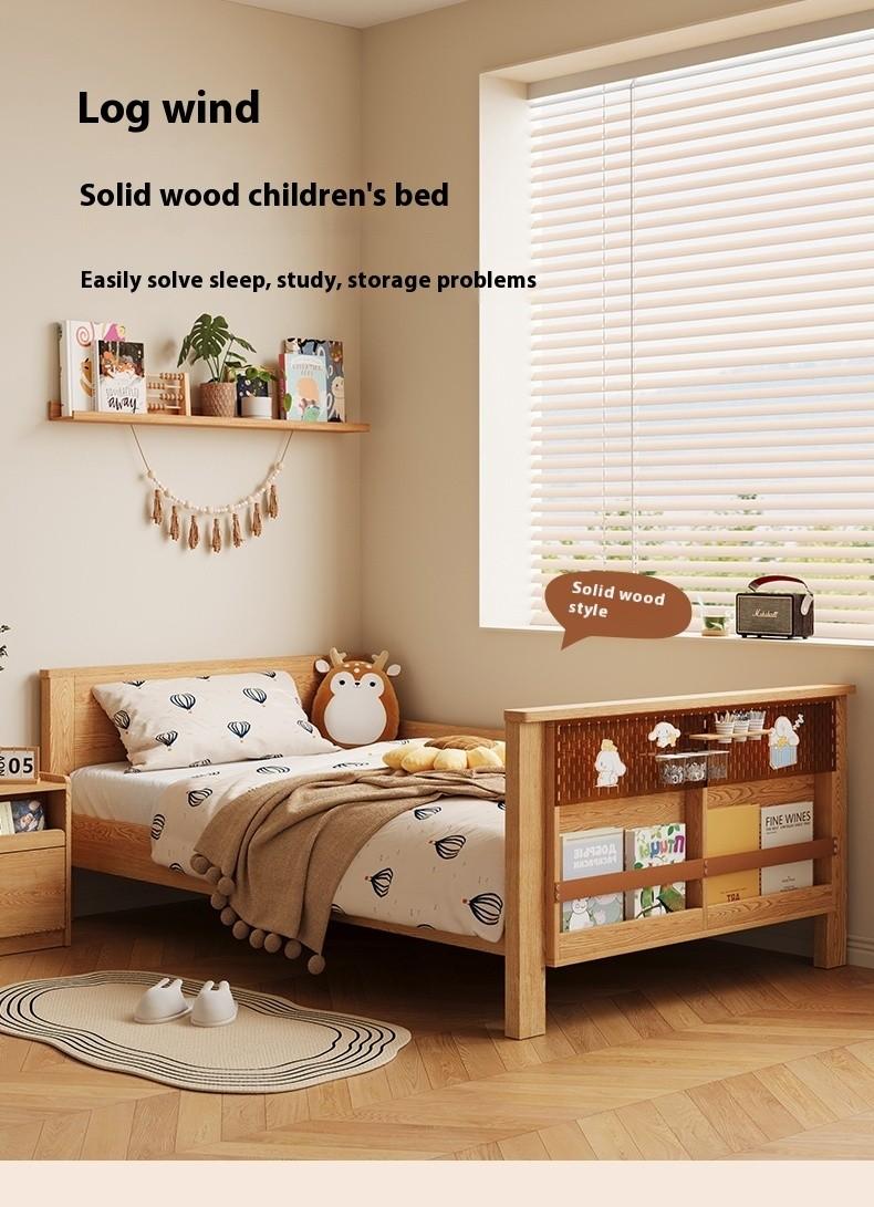 Product Introduction of [Pre-order]Children's single small-sized bedroom,, new 1.5 meter children's bed, boys' room bed 1