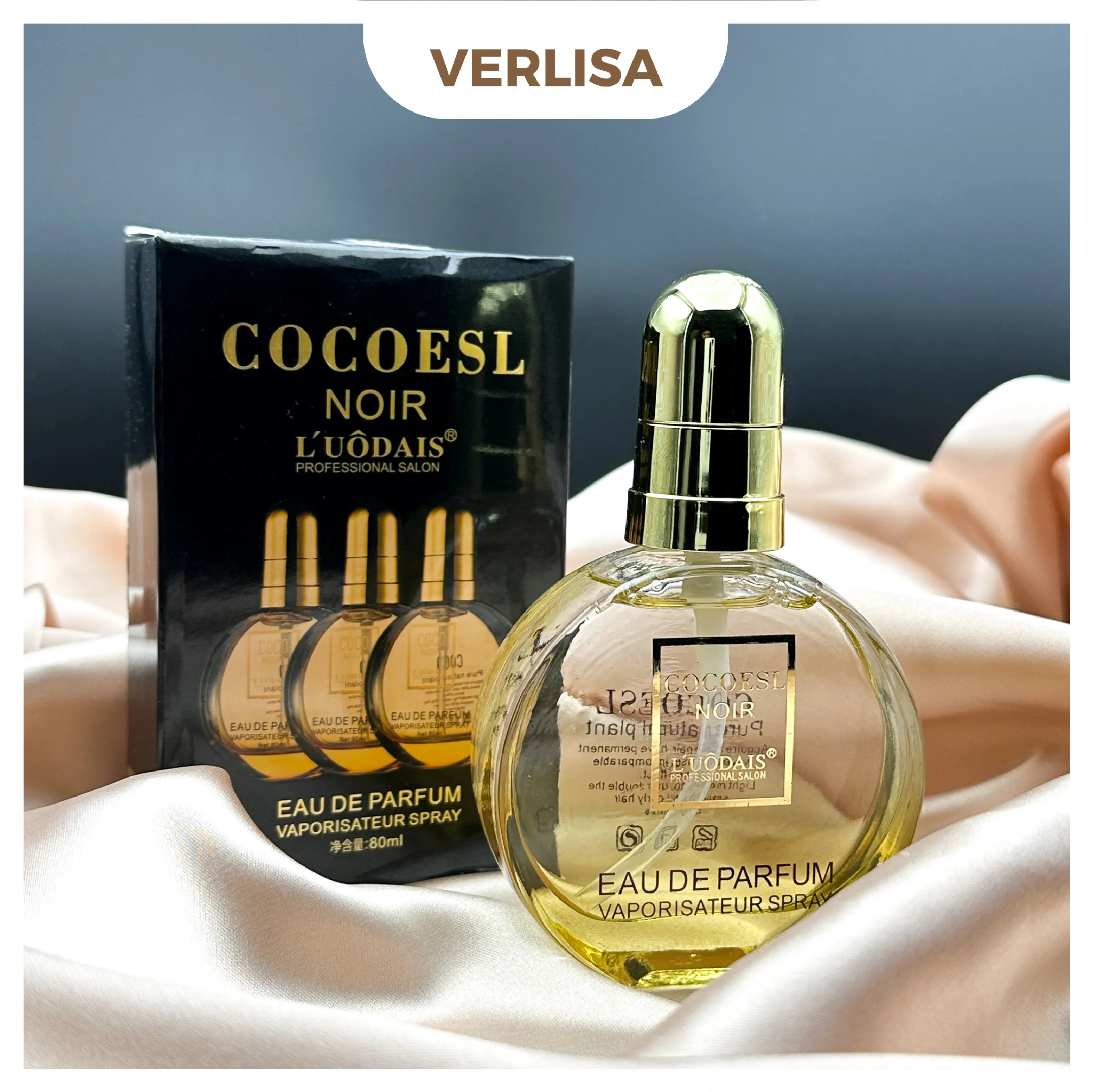 Tinh dầu dưỡng tóc Luôdais cocoesl noir trong 80ml