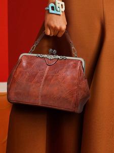 Bolso de mano elegante de piel sintética para mujer, bolsa cruzada de gran capacidad y hermosa a la moda, bolso de mano y bolsa cruzada chic vintage para el trabajo y uso diario