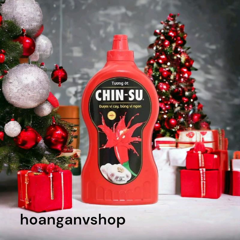  Tương ớt Chinsu 1kg từ ớt đỏ và tỏi tươi vị cay tự nhiên Nước Sốt Gia Vị chaituongớt Chua 